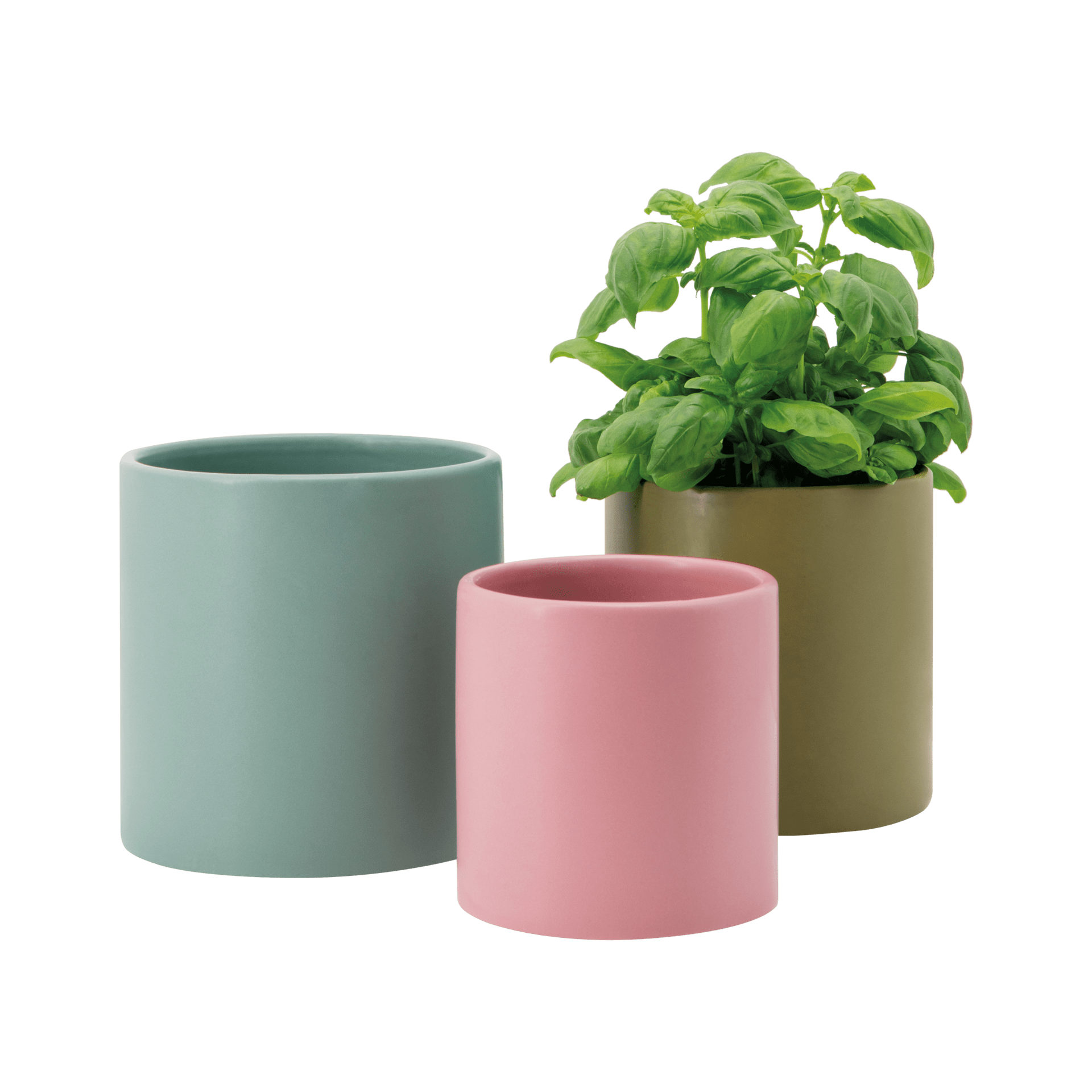 Plant pots, set of 3 'Turin'