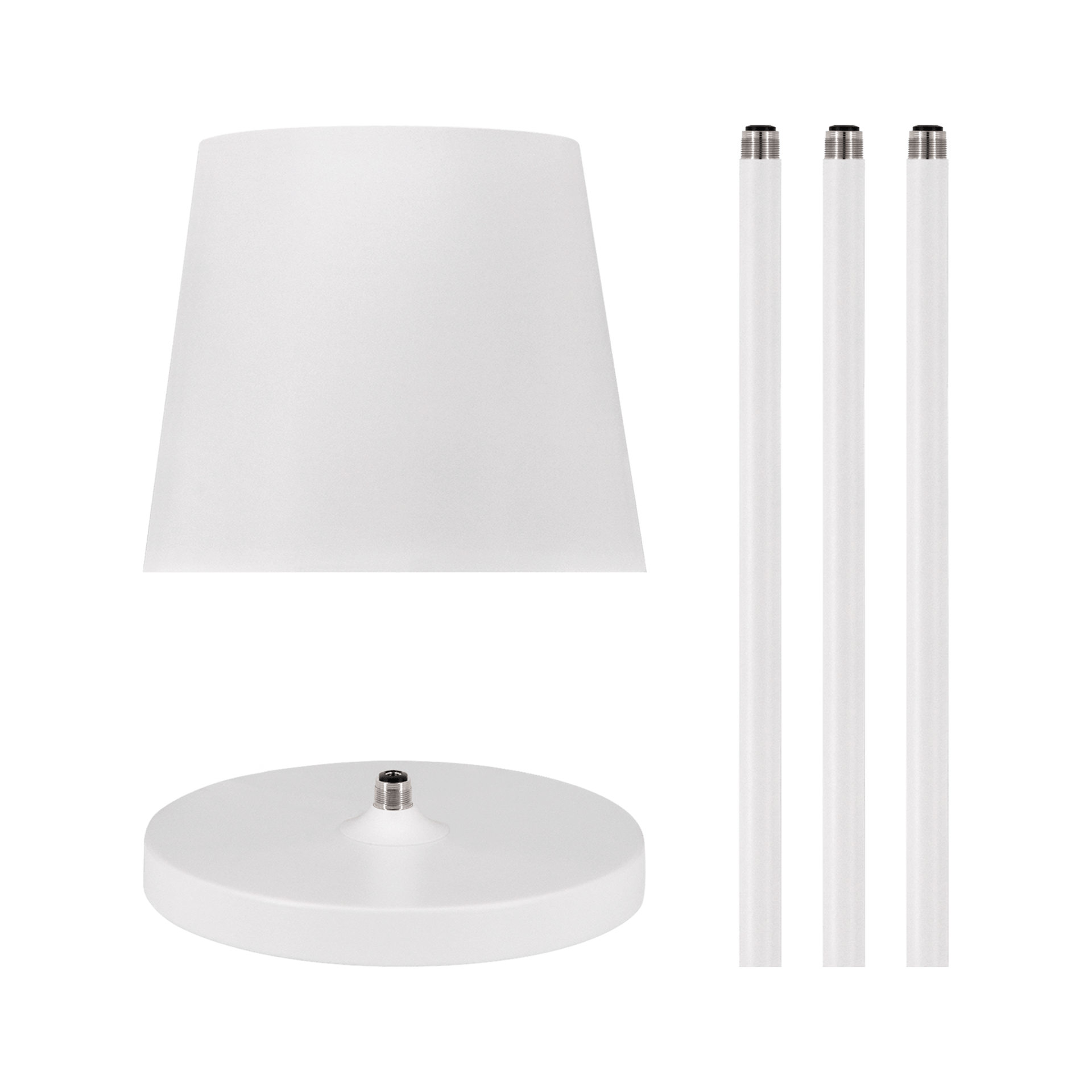 Floor Lamp 'Dorian' white