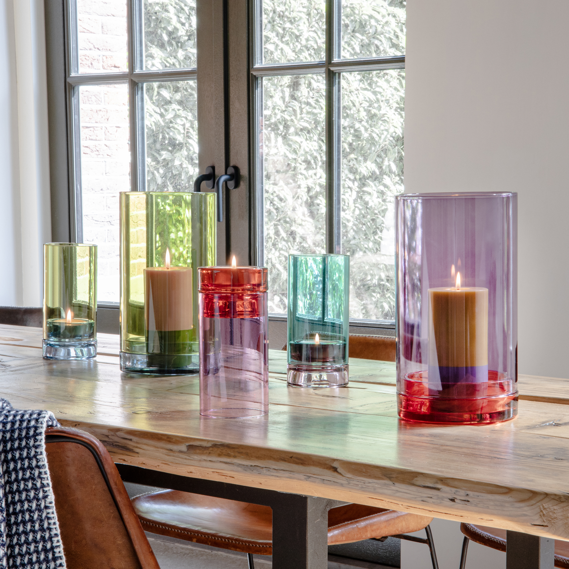 Windlicht 'Lys' pink online kaufen