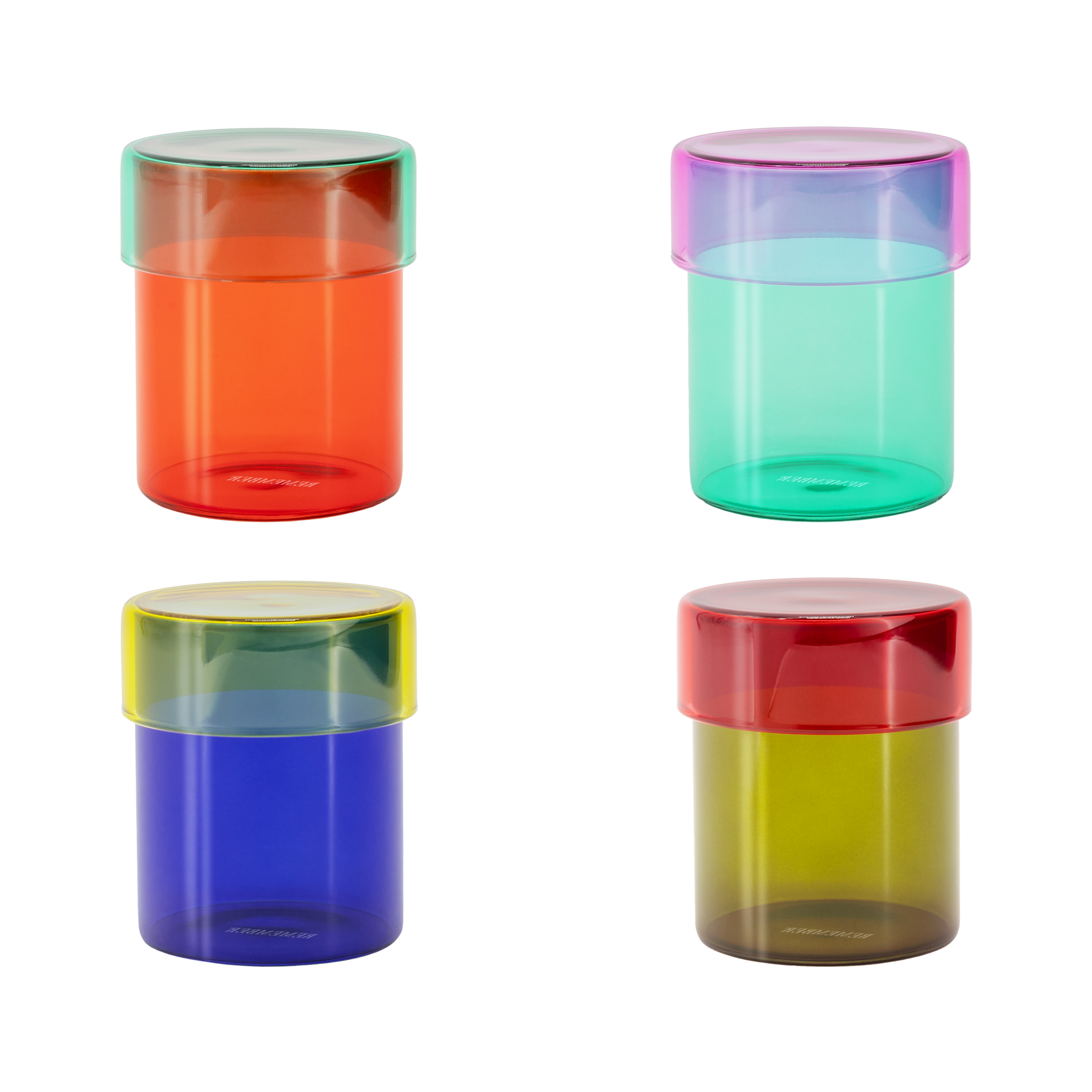 Glass jar set 'Cosima'