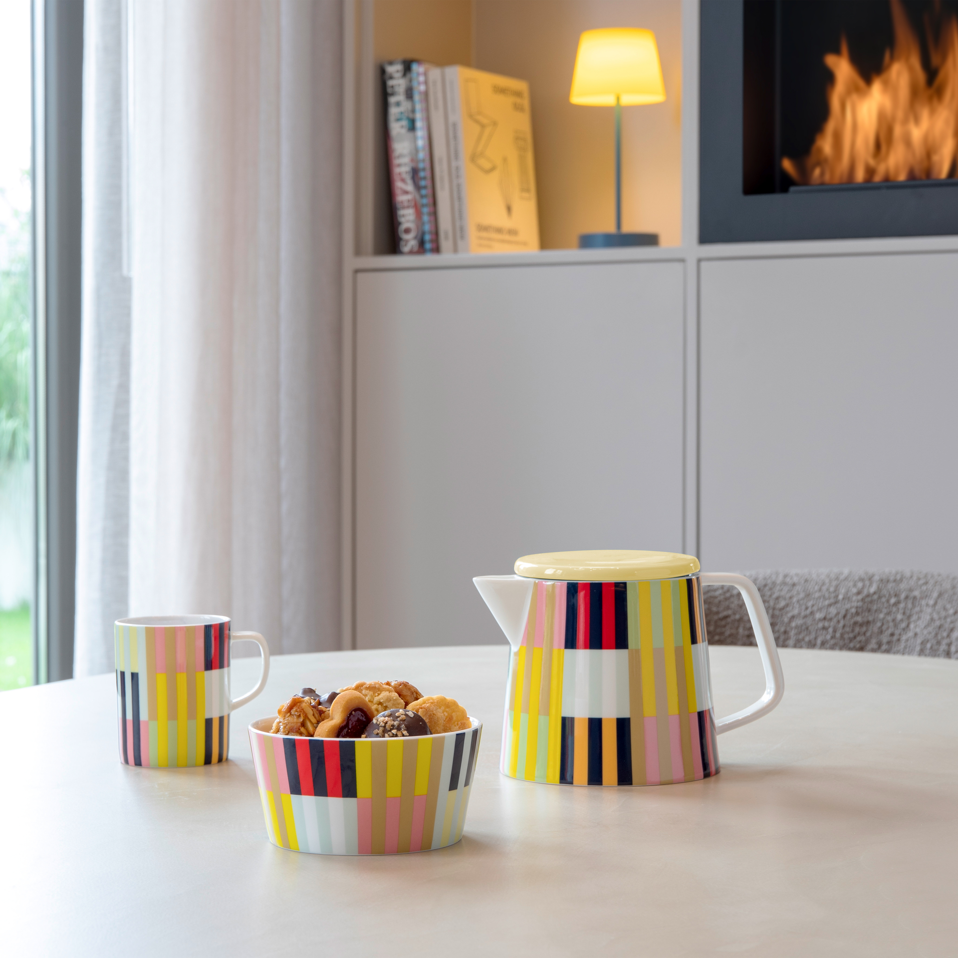 Teekanne Havanna – Bunte Porzellan-Kanne 1,2 l