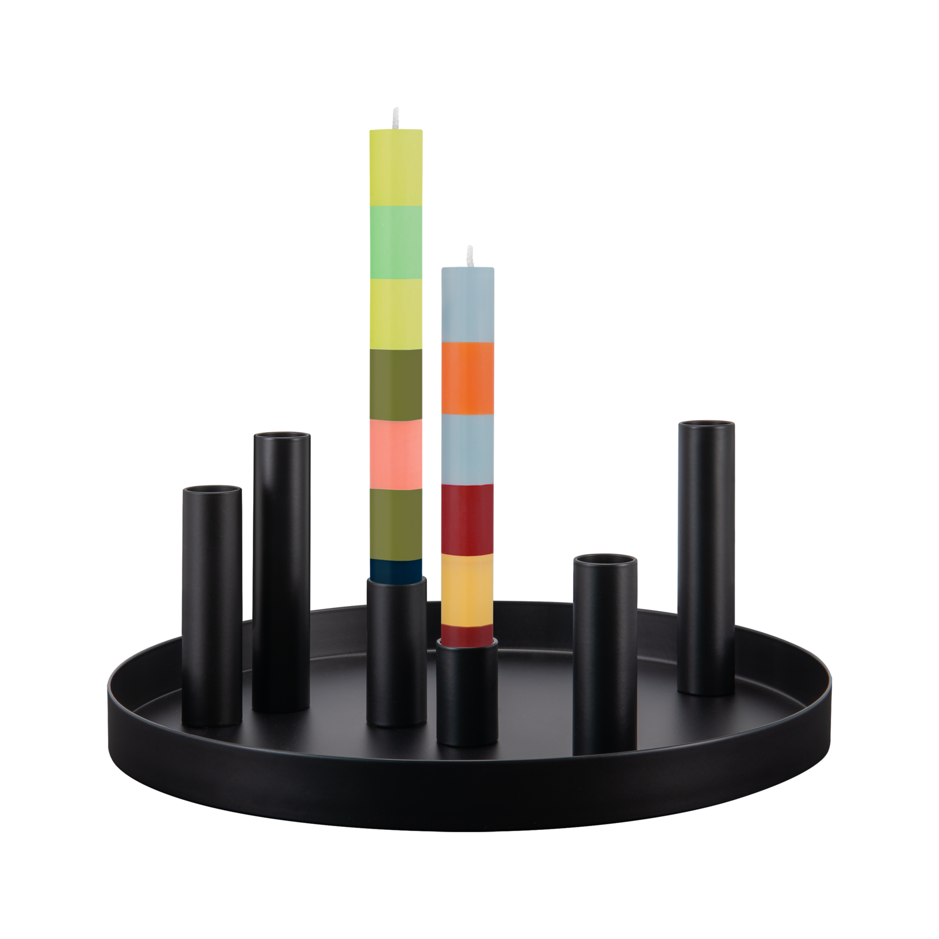 Magnetischer Kerzenhalter Luna black