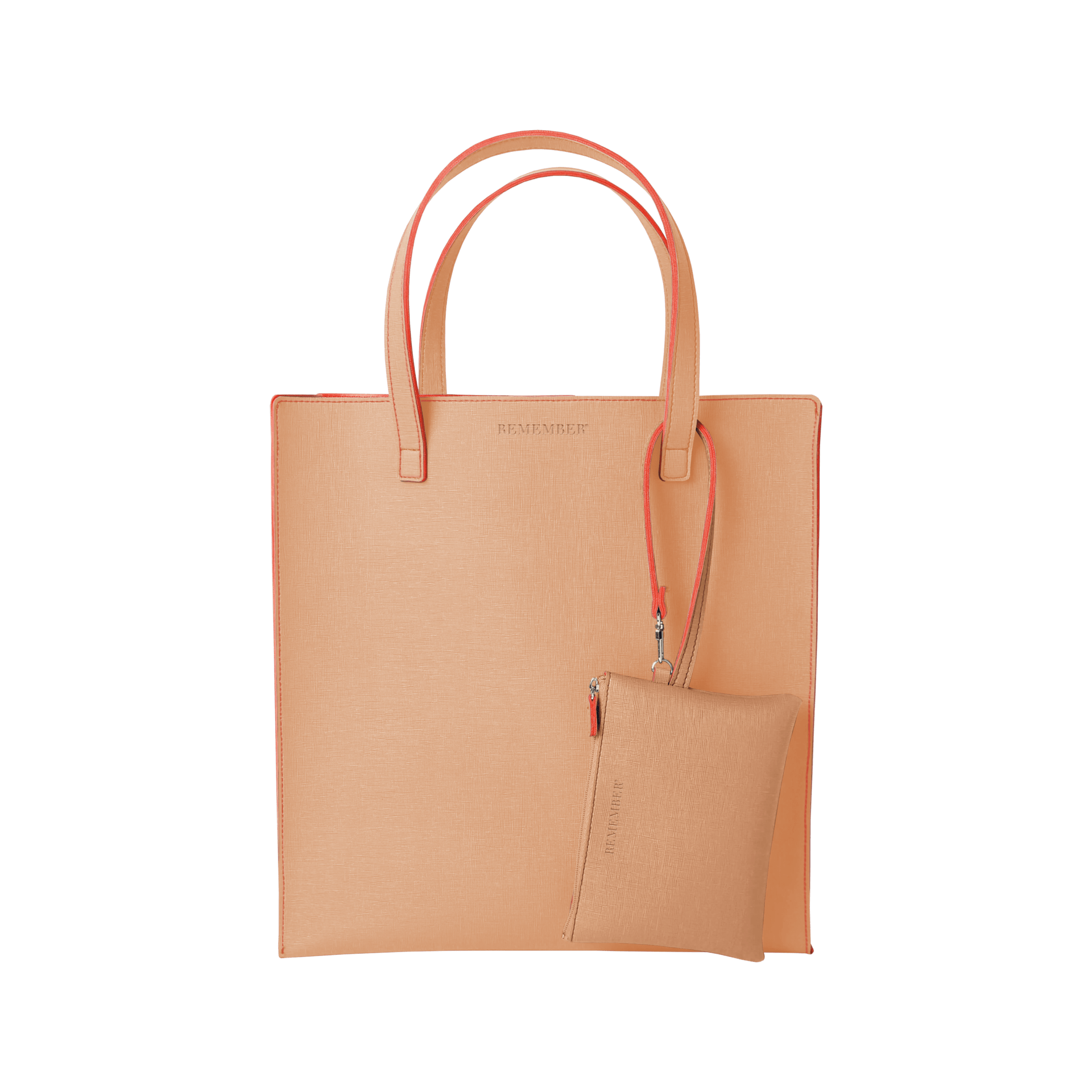 Shopper with pouch 'Terracotta'