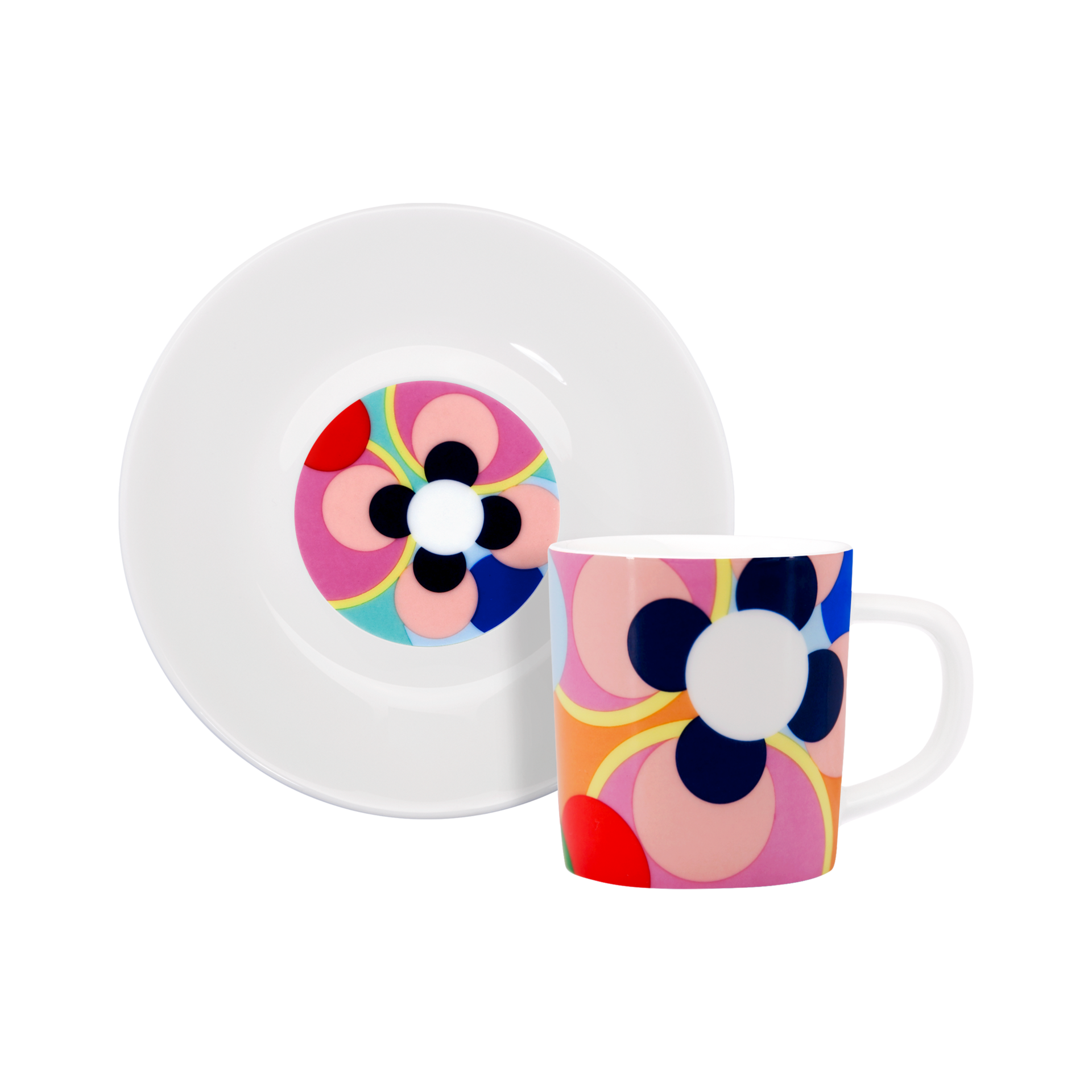 Espressotasse + Unterteller 'Sushi'