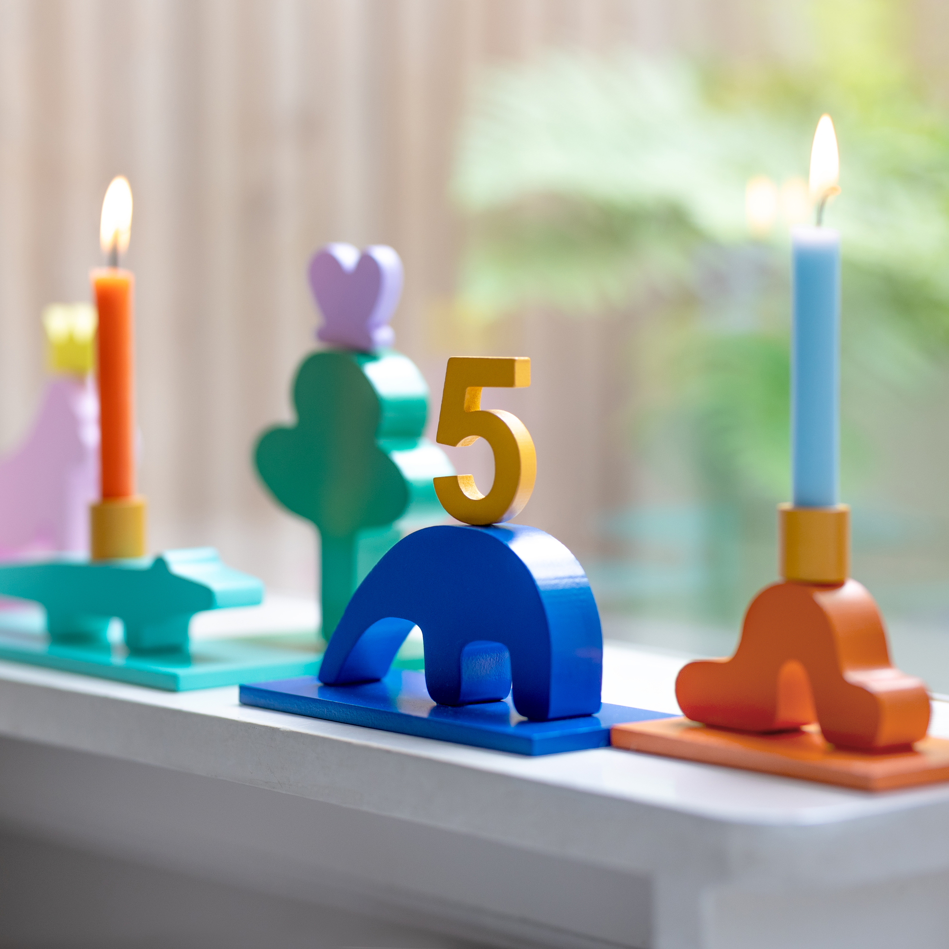 Geburtstagskerzen-Set 'Candy', 12er-Set
