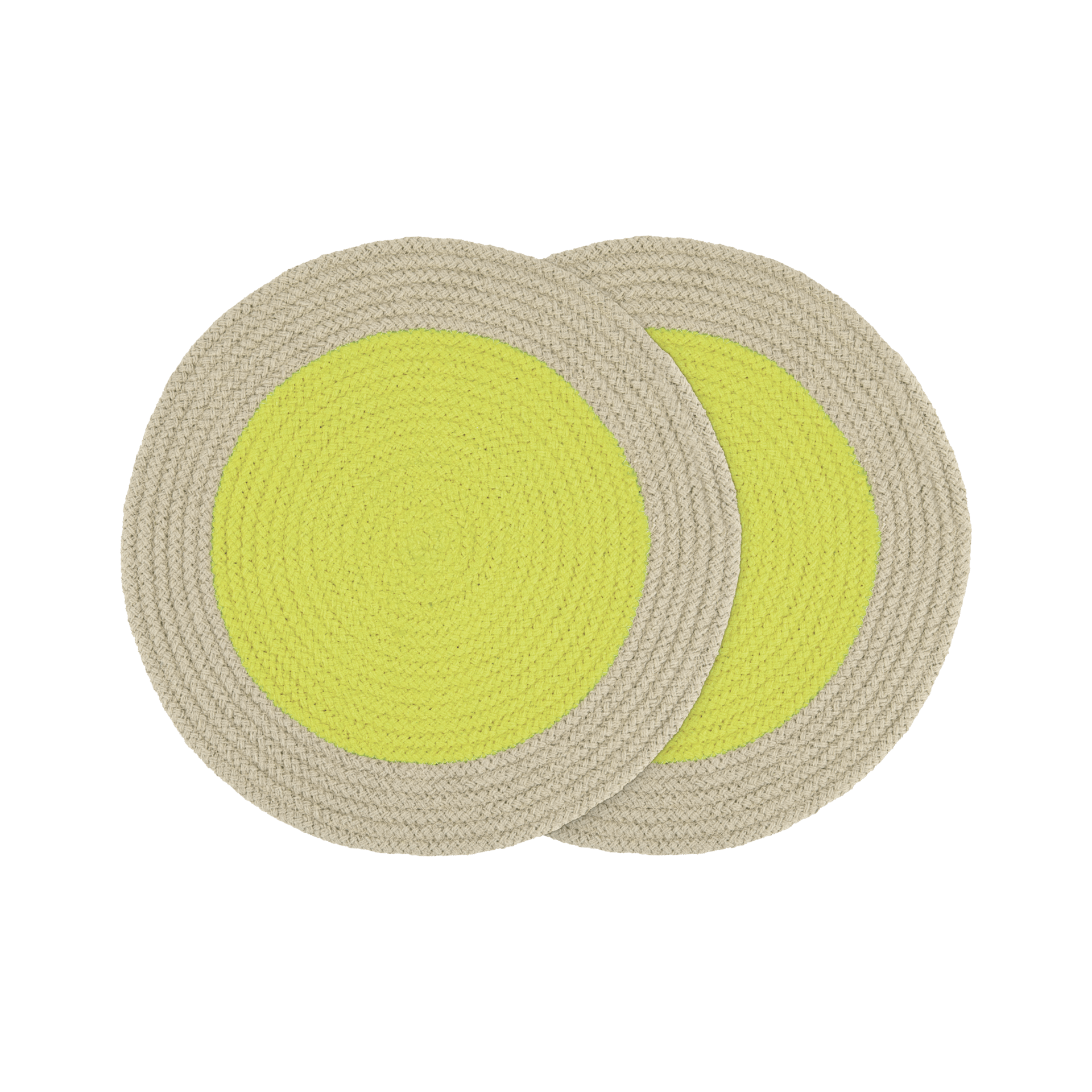 Baumwoll-Tischsets 'Lime', 2er-Set