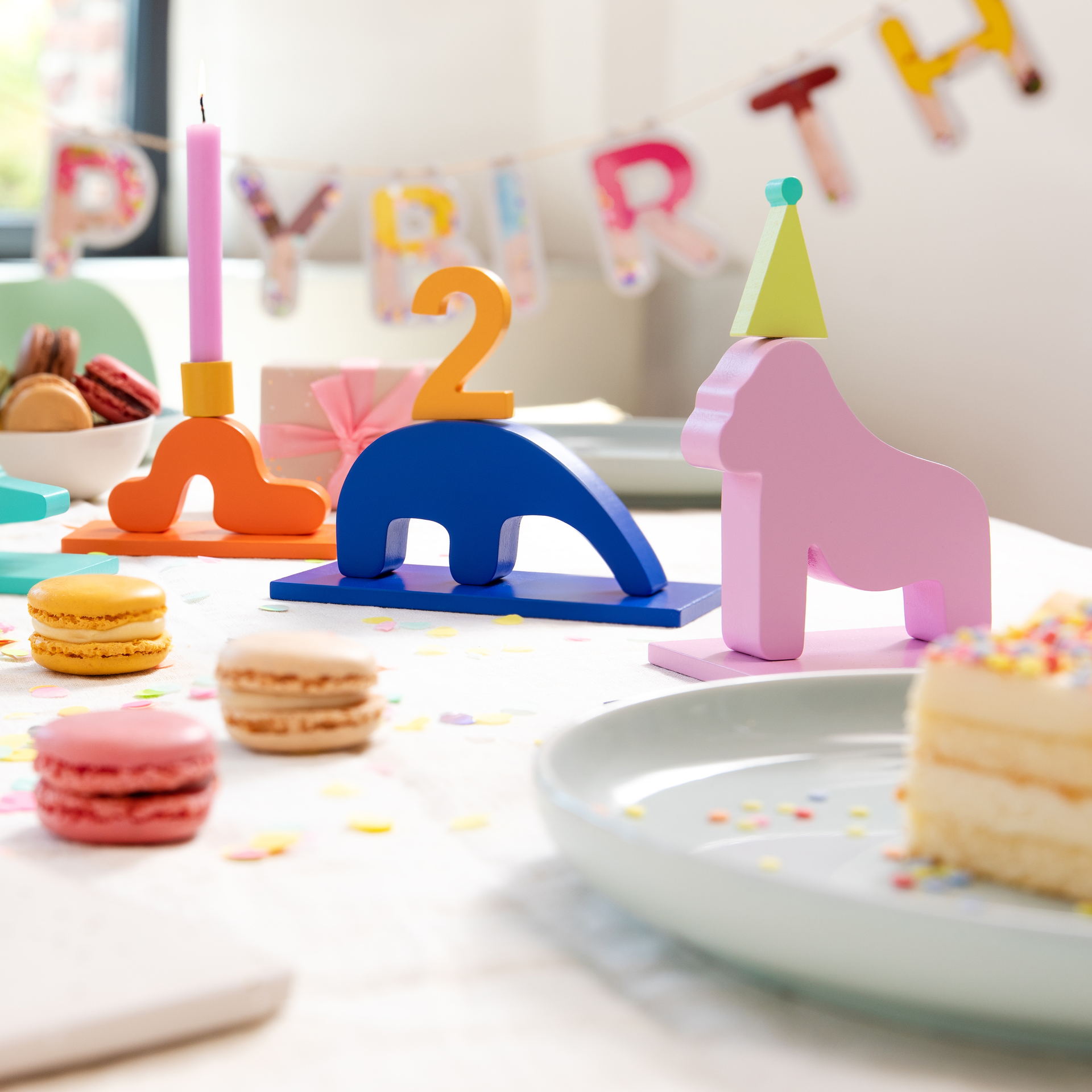 Geburtstagskerzen-Set 'Candy', 12er-Set